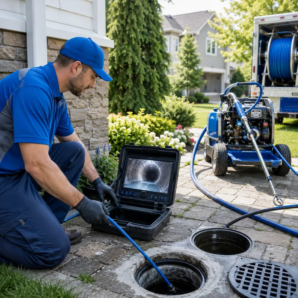 Outdoor drain cleaning professionals serving Pendergrass, GA
