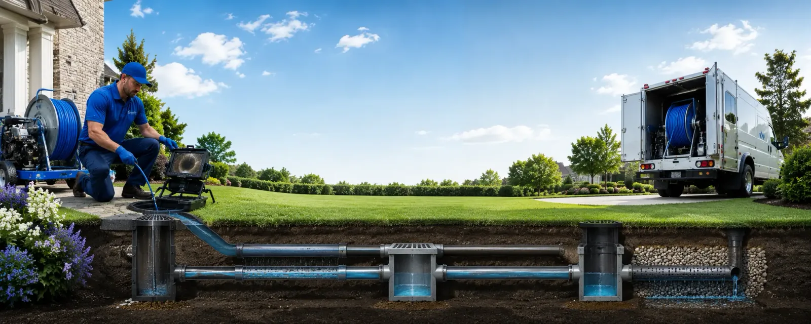 Outdoor drain cleaning information for Pendergrass, GA